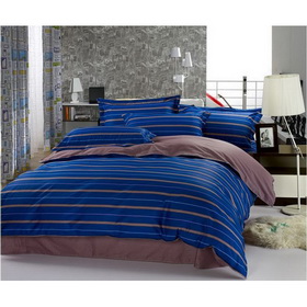 100% Pure Cotton Twill 4pcs Bedding Set Home Textile Duvet Sets for Men