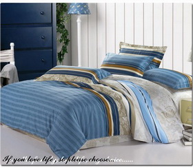100% Pure Cotton Twill SimpleStyle 4pcs Bedding Set Home Textile Duvet Sets