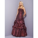 Satin Formal Gown/party/prom/Bridesmaid/evening Dress Customize E1182 Strapless Floor Length