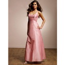 Satin Formal Gown/party/prom/Bridesmaids/evening Dresses Customize E1193 Sleeveless Floor Length