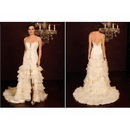 Free Shipping Elegant A-line Floor Length Lace Wedding Dress