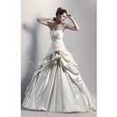 Hot Sale Beaded Bridal Wedding Dress 2011 Fashion Design Floor Length Wholesale Price+free Shipping Top Quality