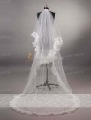New Arrival Free Shipping Simple Style Lace Bridal Veil Head Veil Mopping Floor Length Dress
