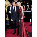 Full Refund Guarantee Oscar V Neck Floor Length Taffeta Evening Dress OS83004