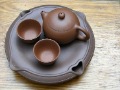 Free Shipping,chinese Handmade Yixing Zisha Teapot Set,150ml,one Teapot,2cups & One Teabaord...