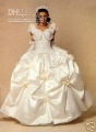 Stunning Ball Gown Strapless Floor Length with Applique Organza Wedding Dress WQ 2010 Wedding Dress,