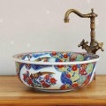 Two Handles Brass Ligth Golden Faucets
