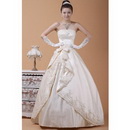 Wedding Dress, A-line Backless Floor Length Satin F830 Free Shipping