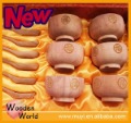 2011 New Arrival,Free Shipping,wholesale, Health Wooden Tableware Handicraft