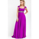 Empire Mermaid Style Floor Length Sleeveless Beading Wedding Dress Gown Prom Evening Bridesmaid Dress Gown 24