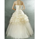 Princess Wedding Dress Party Silk Dress Bridal Gown Embroidered Floor Length Gown Formal Evening Dress