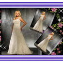Sleeveless Wedding Bridal Wear Floor Length , Free Shipping Bridal Gown AL065