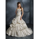 Beaded Bridal Wedding Dress Strapless Lace-up 2011 Fashion Design Floor Length Wholesale Price+free Shipping