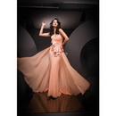 Prom Dresses TBE11045 Tony Bowls Dresses Style Sheath/Column Chiffon Strapless Floor Length