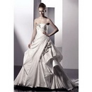 Hot Sale Beaded Black Patterns Bridal Wedding Dress 2011 Fashion Design Floor Length Wholesale Price+free Shipping Top Quality