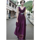 Purple Evening Gown/evening Clothes/ladies Dresses Floor Length