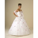 Brides 2010 Style(WDA0325) Ball Gown Floor Length Organza Wedding Dress For