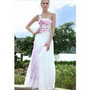 Hot Sellling Lady Wedding Dress D30159 One-shoulder Silk Dress Floor Length Plus Size