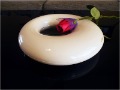 New!Creative Fruit Plate-ellipse Shaped with Holes,Fruit Tray Sets,Fruit Holder Sets,cake Plate,saucer,best Gift+FREESHIPPING