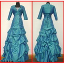 Contoured Sequins Fold Popular Two Pieces Quinceanera Dresses Taffeta A-line Strapless Floor Length