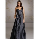 Freeshipping Top Quality Sweet-heart Spaghetti Strap Floor Length Bridesmaid Dress