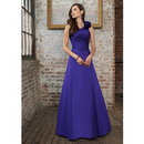 New Design One Shoulder Floor Length Bridesmaid Dresses Prom Gown