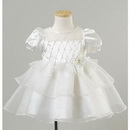 Custom-Made Scoop NecklinesFlower Girls Dress Junior Bridesmaid Dress Size :2-14 Years
