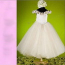 Custom-made Purple Flowert Girl Party Dress/gown Junior Bridesmaid Dresses CC124