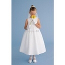 Style(FGD0112) Junior Bridesmaid A-line Round-Neck Knee-Length Satin Dress 2010