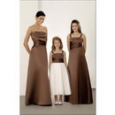 Modest Junior Satin Beaded Bridesmaid Dresses,formal Prom Gowns,evening Dresses BD092