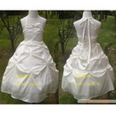 Custom-Made Halter Necklines Flower Girls Dress Junior Bridesmaid Dress Size :2-14 Years