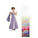 Girl Prom A-Line Floor- Length Satin Flower Girls Dress Junior Bridesmaid Dress A*783
