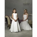 Style(FGD0076) Junior Bridesmaid A-line Bateau Floor Length Satin Flower Girls Dress 2010