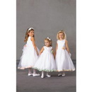Style(FGD0125) Junior Bridesmaid A-line Scoop Knee-Length Organza Dress 2010
