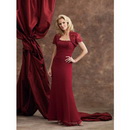 2011 Beautiful Mother of The Bride Dresses With Jacket Custom-made Satin Fashion Gown Sell by The Piece Hot Sale New 110923