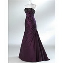 Real Picture Free Shipping Taffeta Formal Lady Mother of The Bride Dress