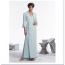 Free Shipping 2010 Brand New Custom Made Wide Straps A-line Ankle-length Chiffon Mother Of The Bride Dresses MD0002