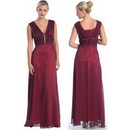 Free Shipping Elegant V-neck Neckline Chiffon Mother of The Bride Dress,mother of The Bride Gown M005