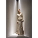 Elegant Long Sleeve Mermaid Taffeta Mother of The Bride Dress