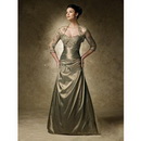 2011 Custom Satin Sequins Mother of The Bride Dresses Dress Gowns Gown Evening Formal Party D7