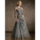 Two-Piece Sequins Floor Length Mother of The Bride Dresses Gowns Dress Color/sizes 2011 CUSTOM Wraps