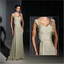 CB0013 Nice Pleated Chiffon Mother of The Bride Dress