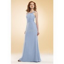 A-Line Halter Top Floor Length Chiffon Mother of The Bride Dresses(MBD0099