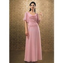 Beaded Chiffon Mother of The Bride Dresses Evening Dresses Formal Gown E867 Customize Short Sleeve