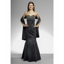 Length Chiffon Mother of The Bride Dresses 2009 Style(MWYN030) Black A-Line Floor-
