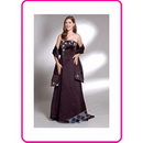 Free Shipping (EMS)Taffeta A-Line Strapless Floor- Length Satin Mother of The Bride Dresses 2010 Style(MWYN105)