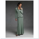 Free Shipping 2010 Brand New Custom Made Wide Straps Sheath Ankle-length Chiffon Mother Of The Bride Dresses MD0014