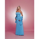 A-Line Strapless Floor- Length Satin Mother of The Bride Dresses 2009 Style(MWYN059)