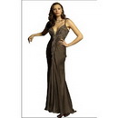 Stunning Beaded Mother of The Bride Dress of Elastic Satin