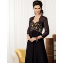 2011Free Shipping,Wholesale Price,New Wedding/Prom/Mother of The Bride Dress,Long-sleeve,Floor-lenght Black Coat Dress MD99